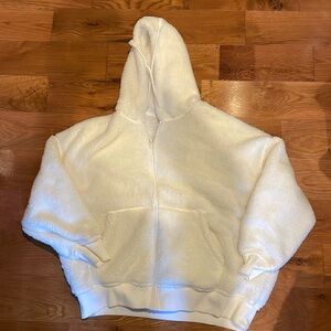 Aeropostale Sherpa zip up hoodie size Large